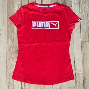 PUMA Block Logo T-Shirt Nwt